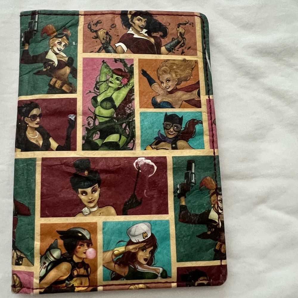 Colorful Comic Book Passport Wallet